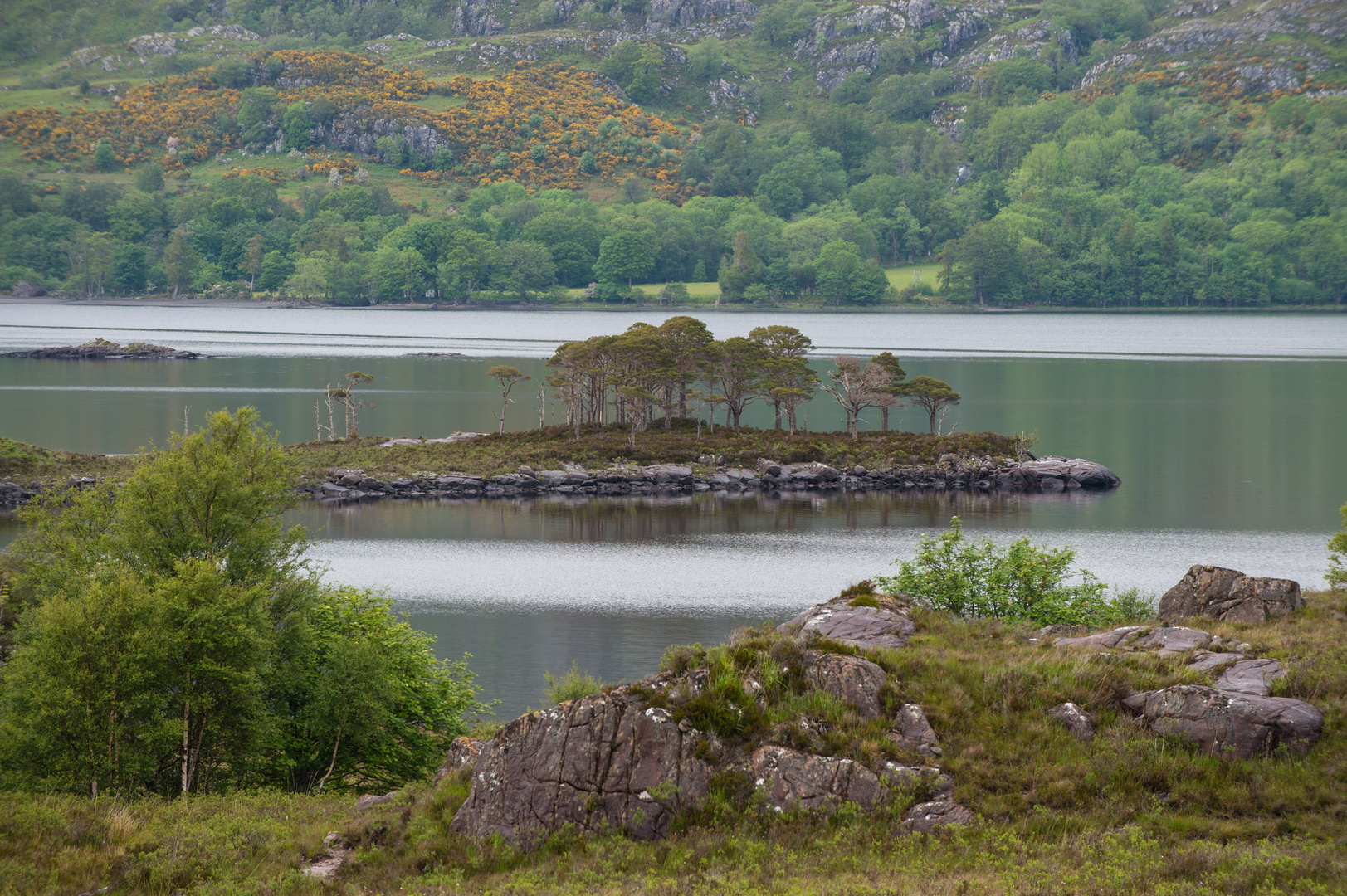 Und es herrscht Ruhe auf dem See, Loch Maree Schottland