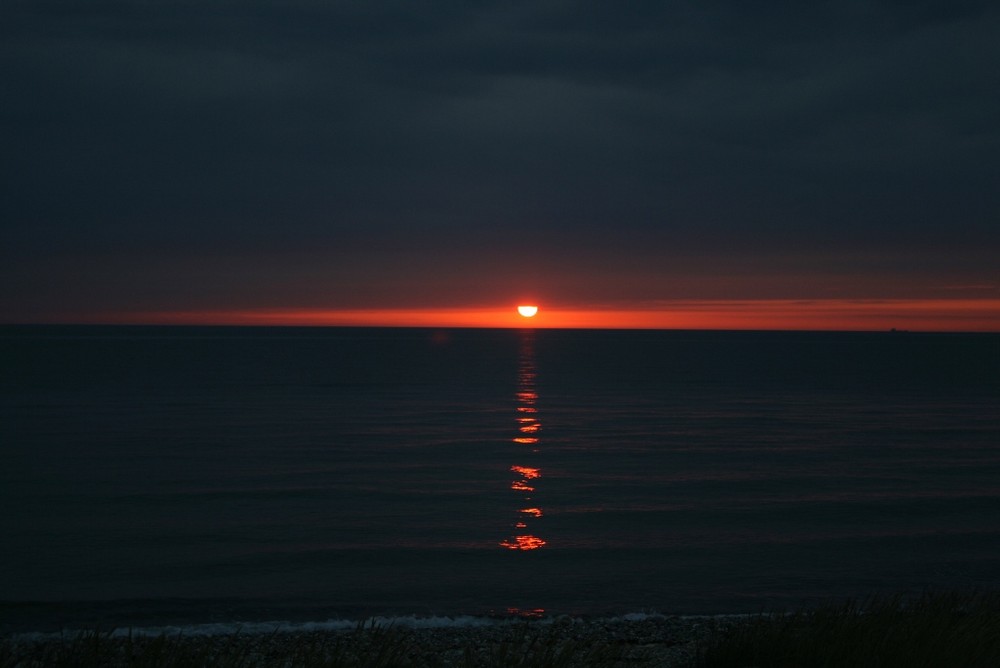 Und es wurde Abend am Strand von Wallnau II...