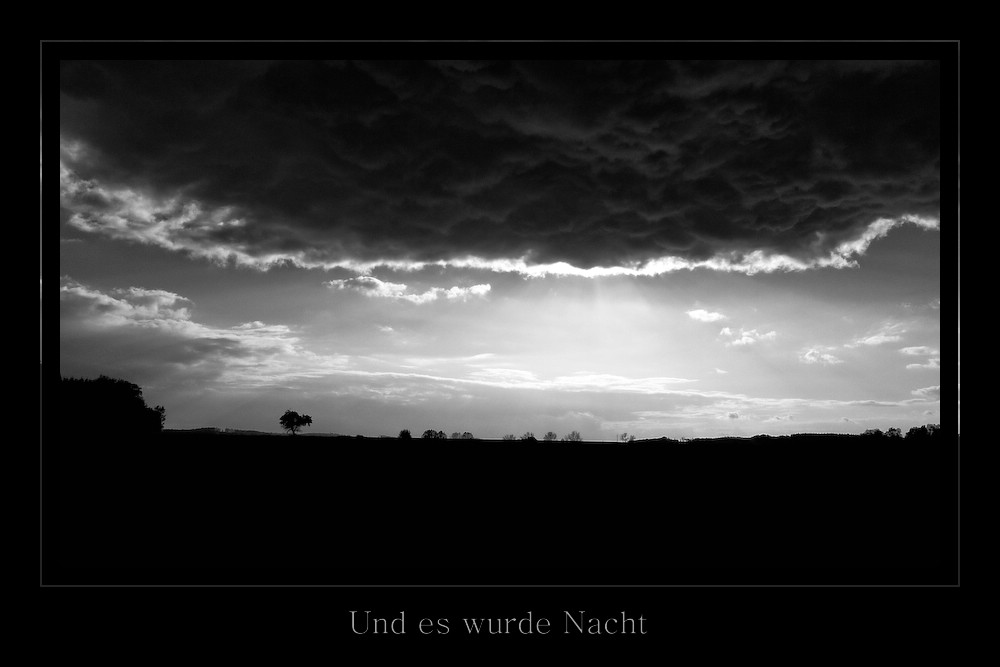 Und es wurde Nacht