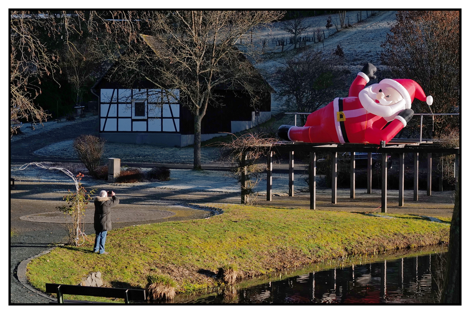 Und fröhlich winkt der Nikolaus