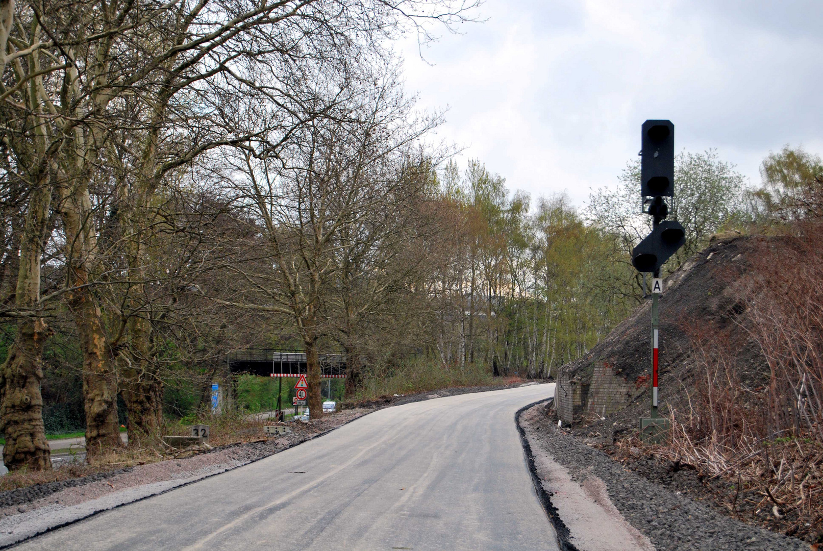 und heute so ... der Radweg nimmt Formen an ....