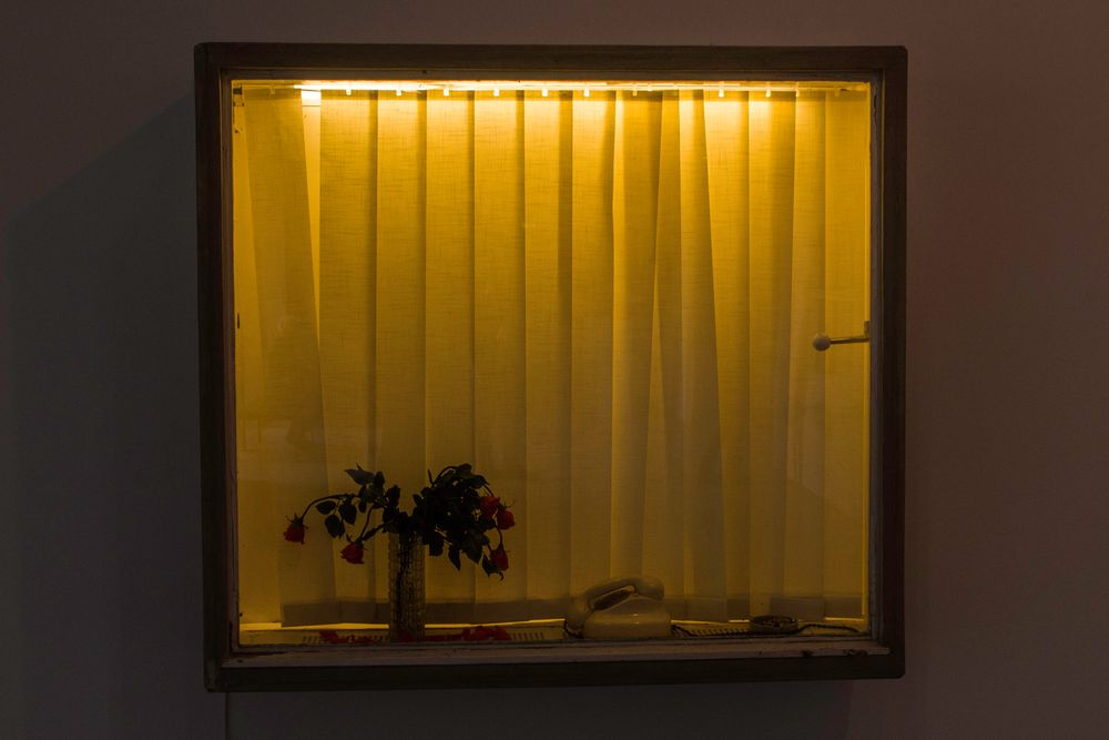 und hier das beleuchtete Fenster