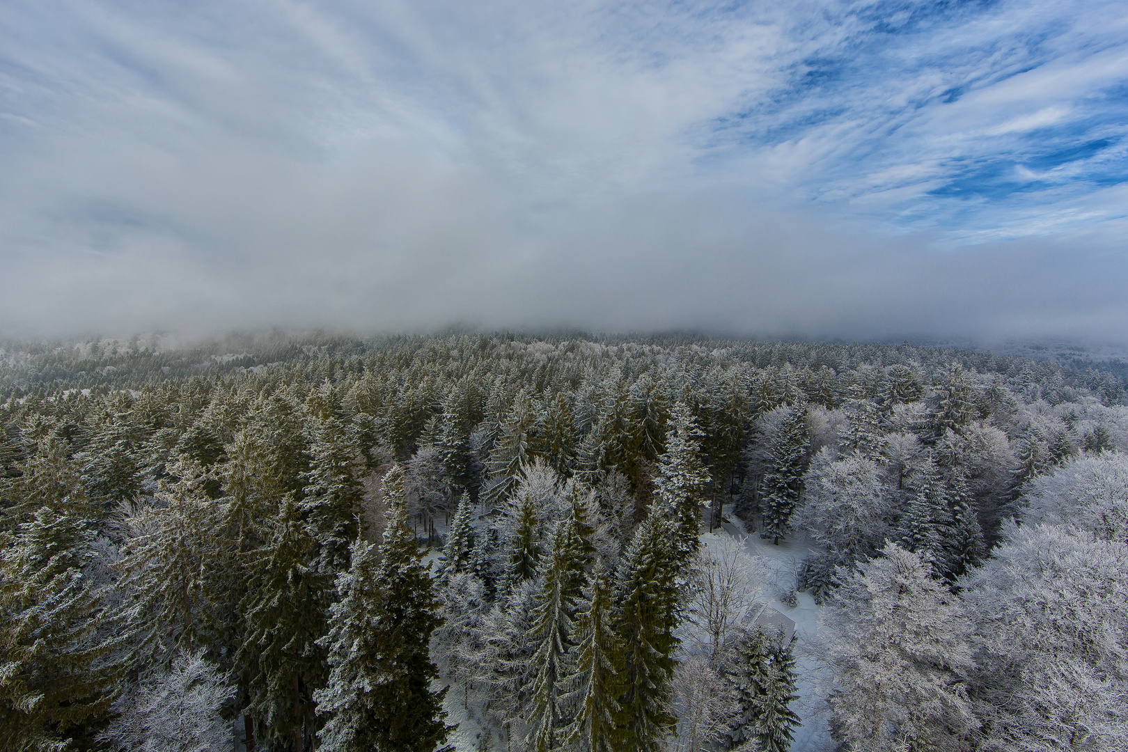 Und hier die Aussicht von Oben