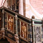 Und hier ein Dtail der Kanzel in der Klosterkirche Doberlug
