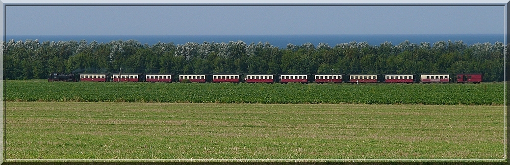 Und hinter´m Molli die Ostsee