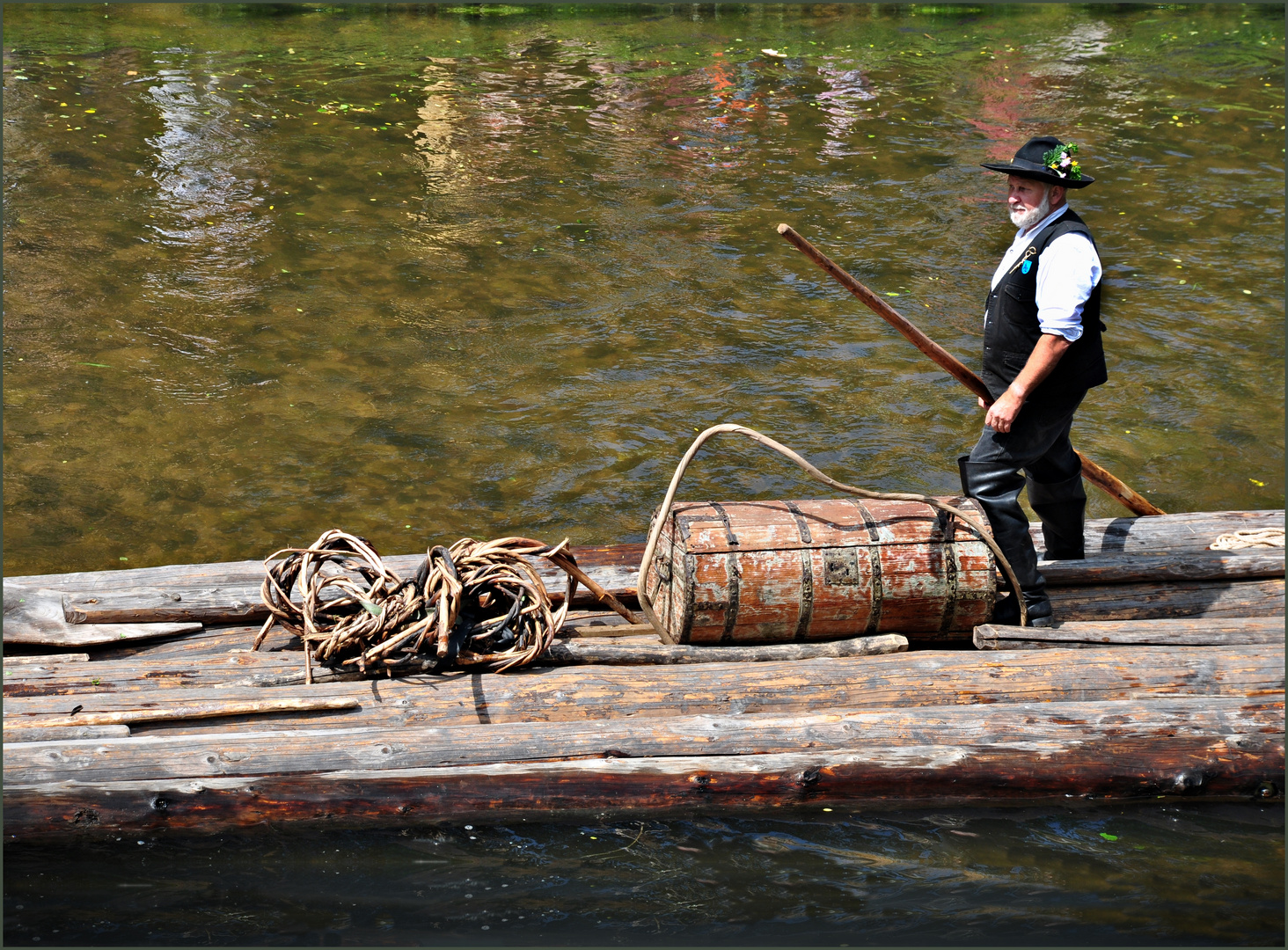 . . . und immer schön im Fluss bleiben