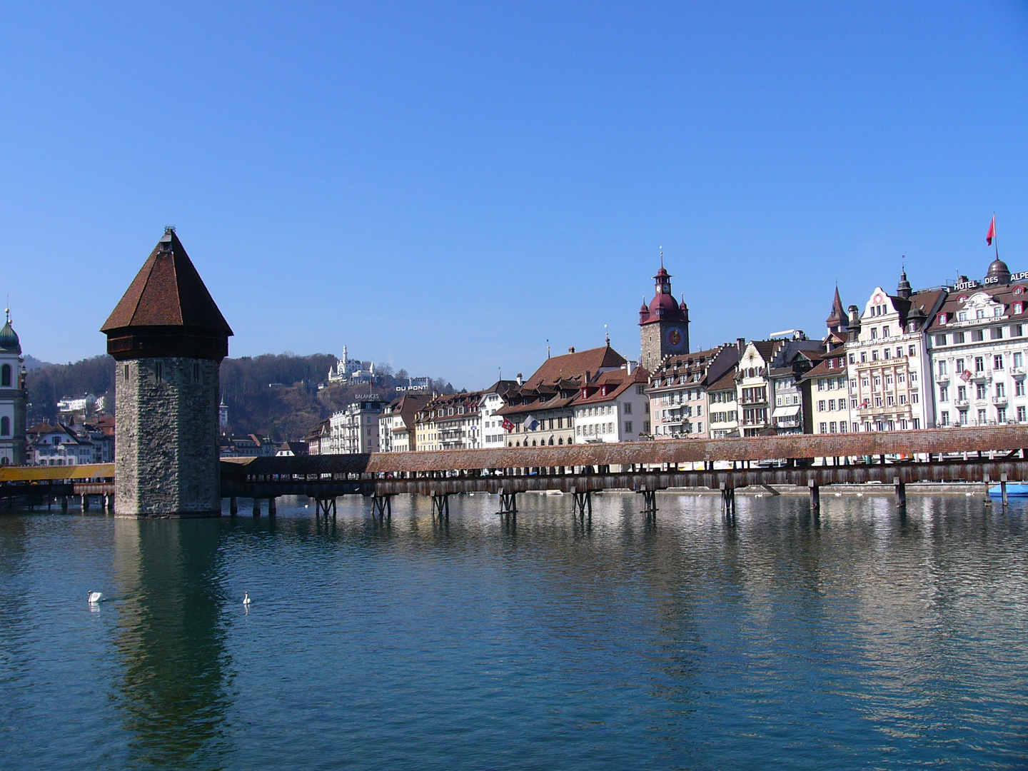 Und immer wieder die Kapellbrücke