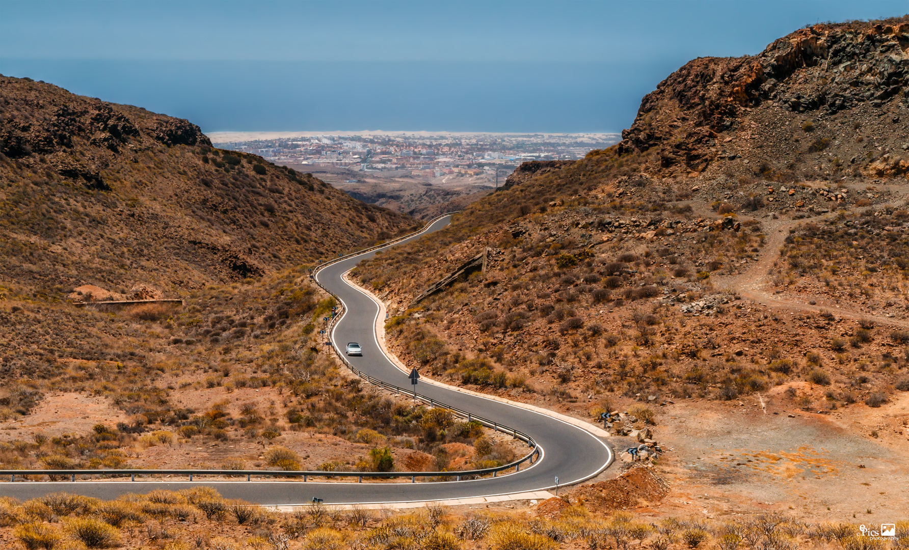 Und in der Ferne Maspalomas - Kanaren869