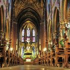 ..und in der Weihnachtlich geschmückten Basilika