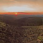 ... und jetzt ist die Sonne auf dem Lusen aufgegangen...