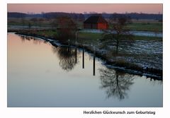 .. und mit einem Blick über's flache Land ...