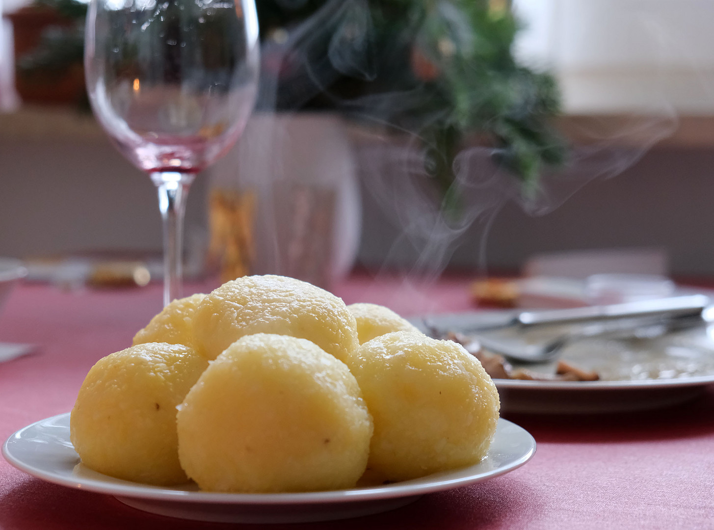 Und morgen gibt's die restlichen Knödel ...