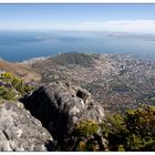 und noch ein Blick vom Tafelberg auf Cape Town ...