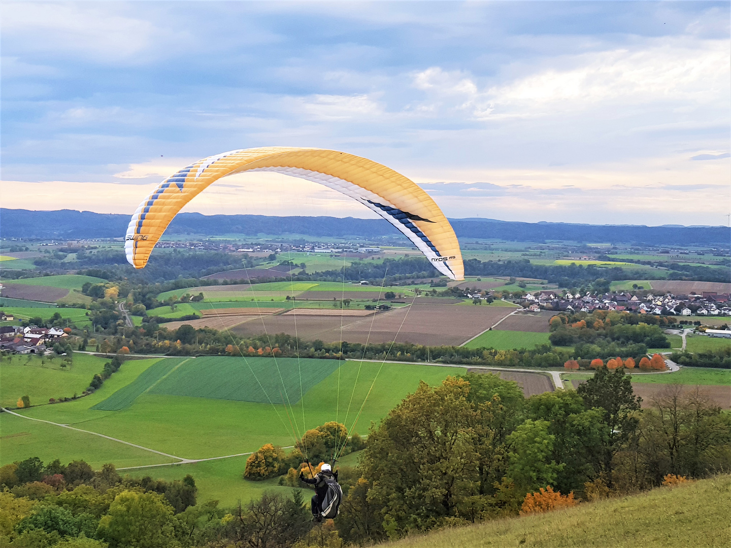 ....und noch ein Gleitschirmflieger.