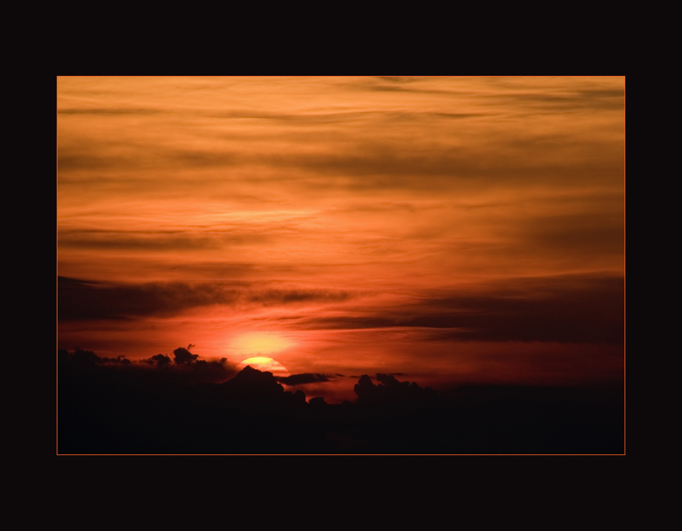 und noch ein Sonnenuntergang