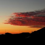 Und noch ein Sonnenuntergang in Lønstrup , diesmal mit Wolke.