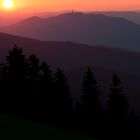 ...und noch ein Sonnenuntergangsfoto aus dem Bayerischen Wald