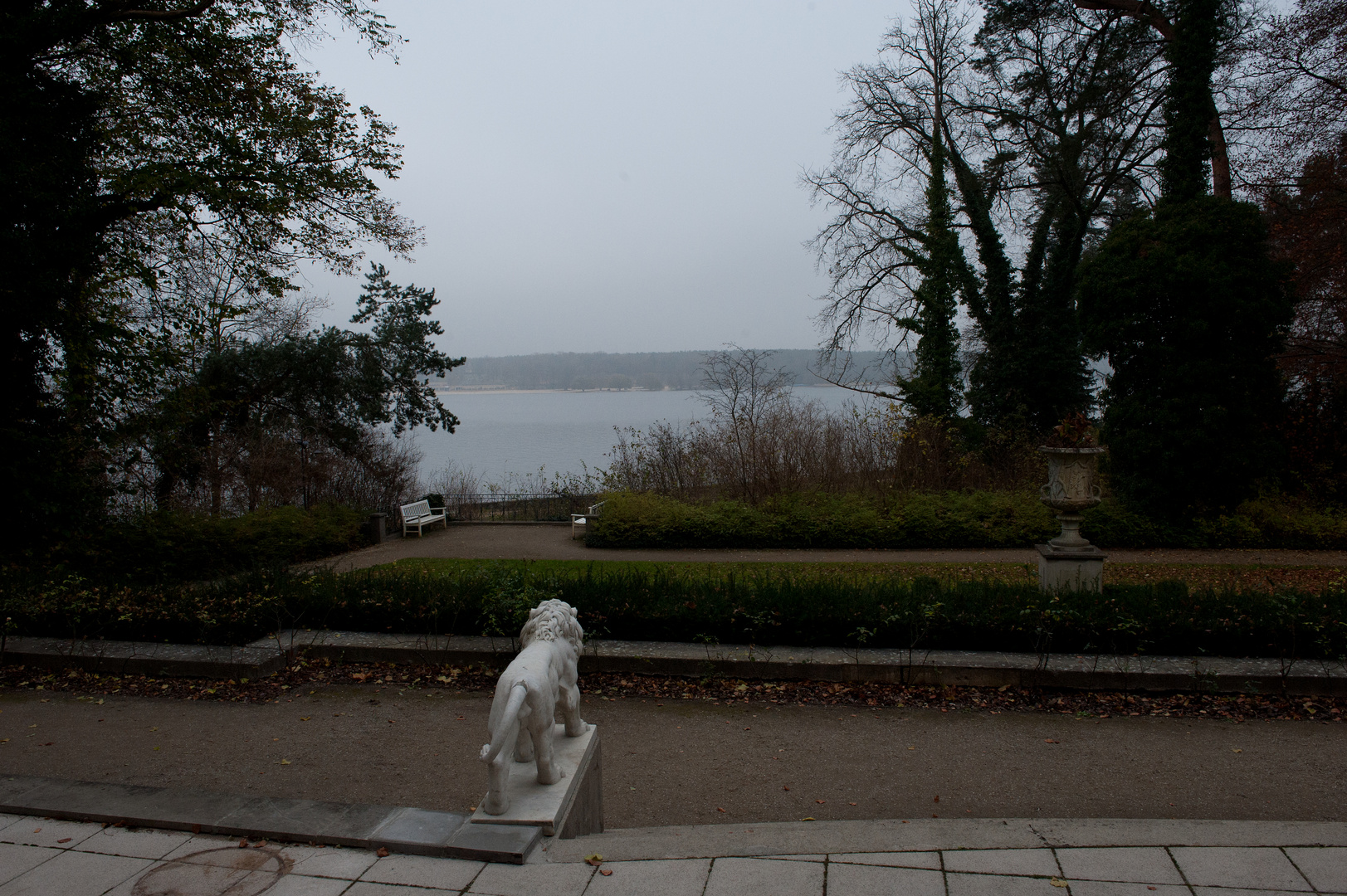 und noch eine herbstliche Sicht auf den Wannsee,