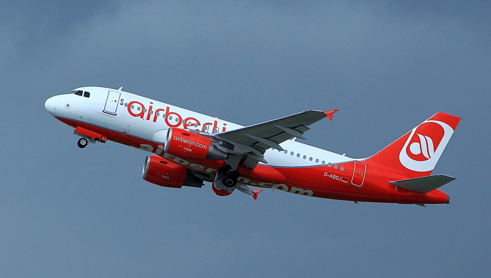 und noch eine startende Air Berlin ....