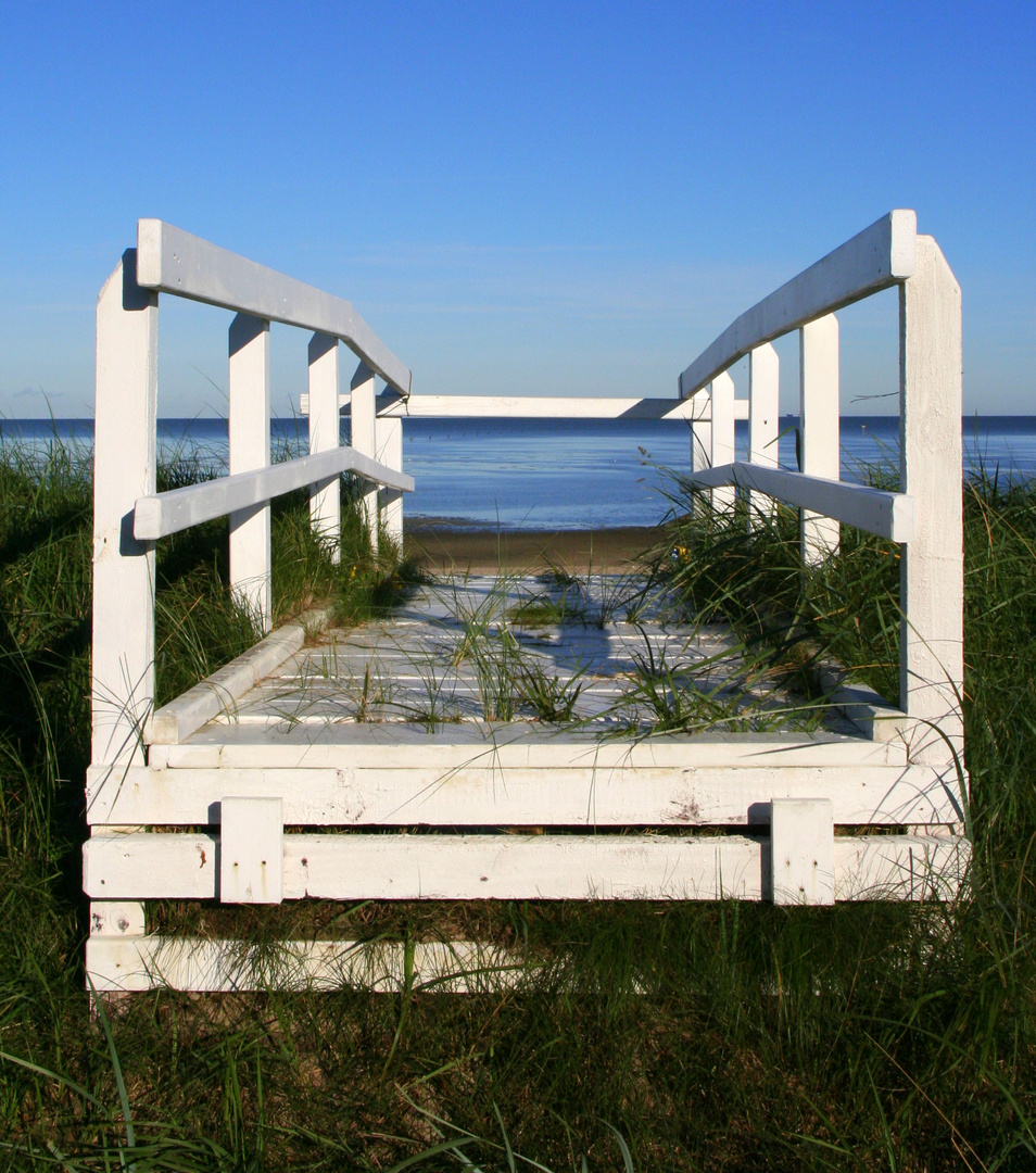 und noch einmal die Brücke am Strand von Duhnen / Cuxhaven