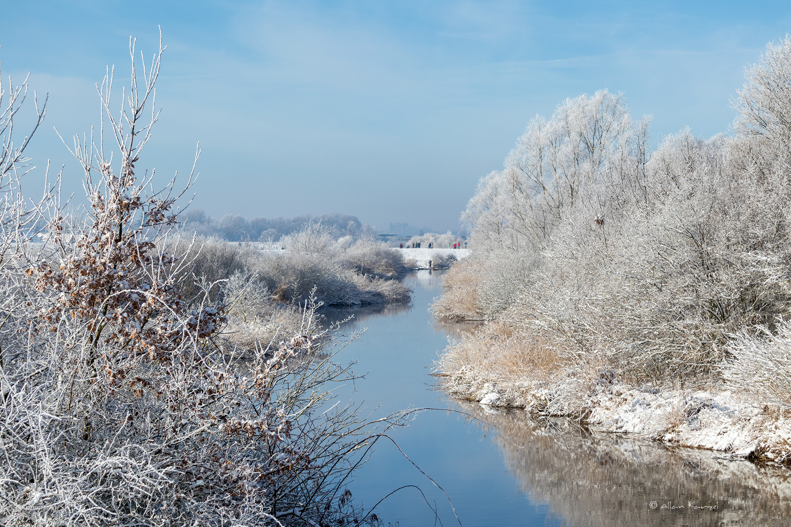 ... und noch eins mit Frost, Dunst und Sonne