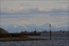 Und nochmal die Alpen am Bodensee