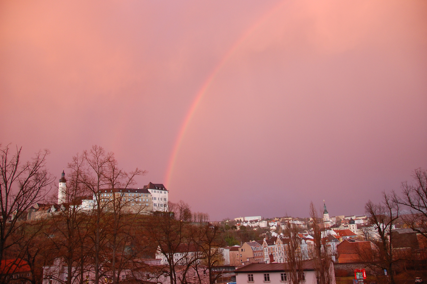 Und plötzlich war da ein Regenbogen.