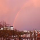 Und plötzlich war da ein Regenbogen.