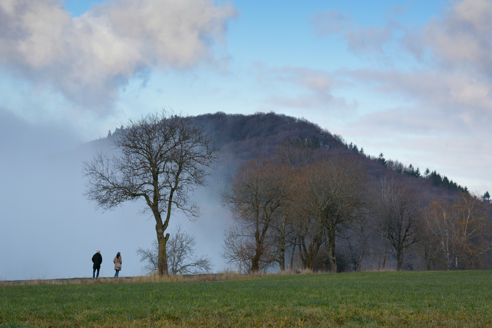 und plötzlich zog Nebel auf