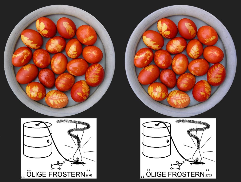 und trotzdem oder gerade deswegen: FROHE OSTERN