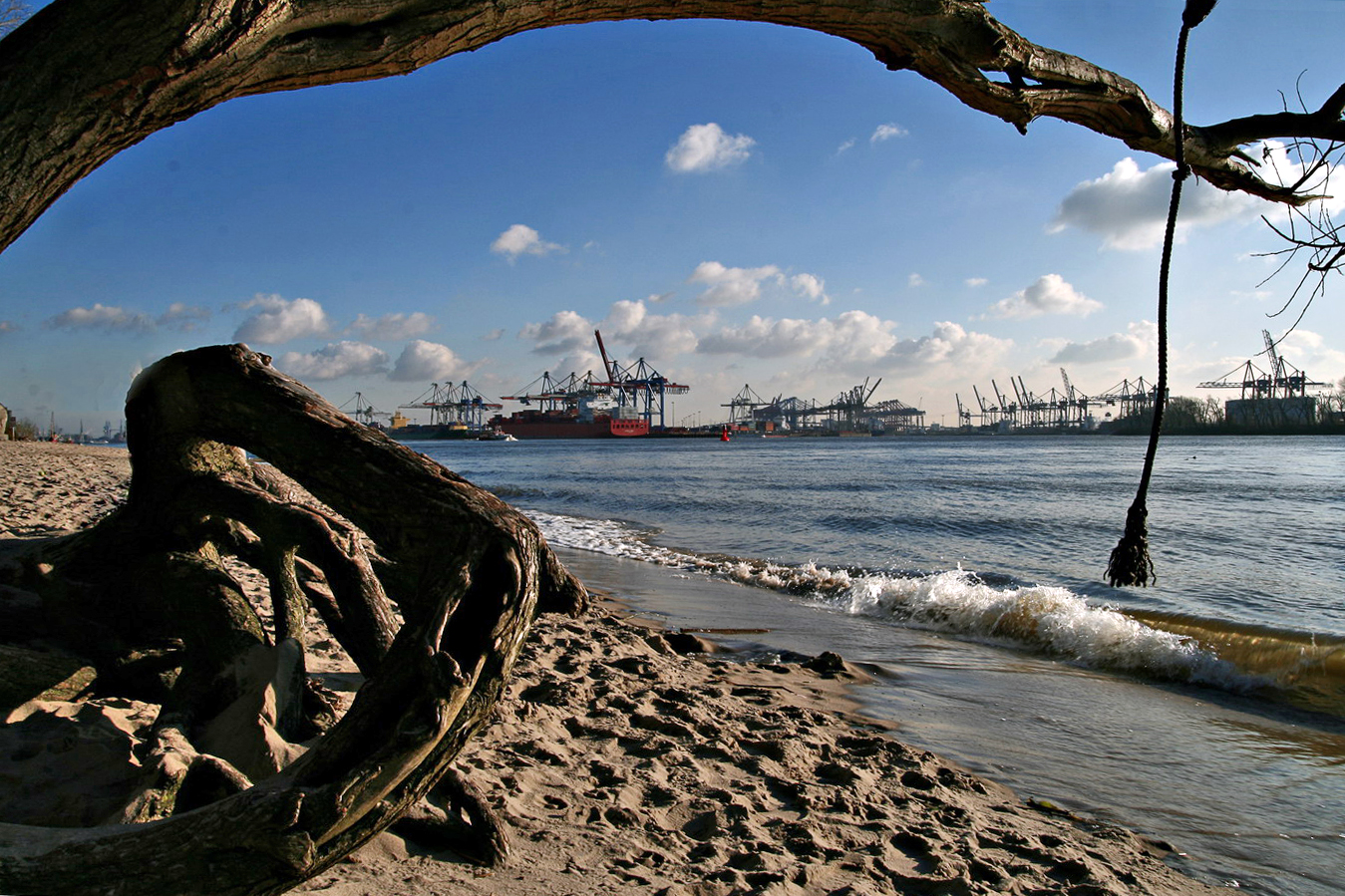 Und verblutend am Elbstrand...