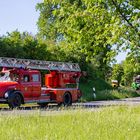 .. und vorneweg die Feuerwehr