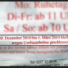 und wann gibt´s wieder Kuchen? 2011 wohl nicht!!