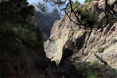 und weiter geht`s am Weg nach unten, in die Caldera de Taburiente