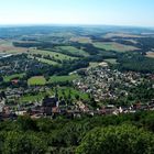 Und wenn man dann ganz oben ist, auf dem Schaumbergturm, ...