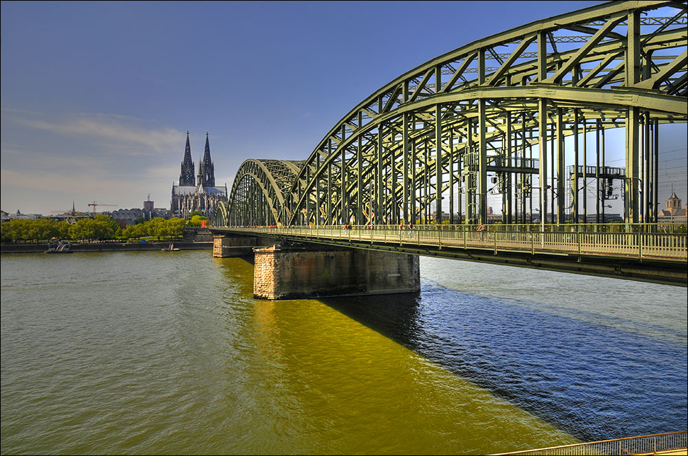 Und wieder die Hohenzollernbrücke!