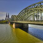 Und wieder die Hohenzollernbrücke!