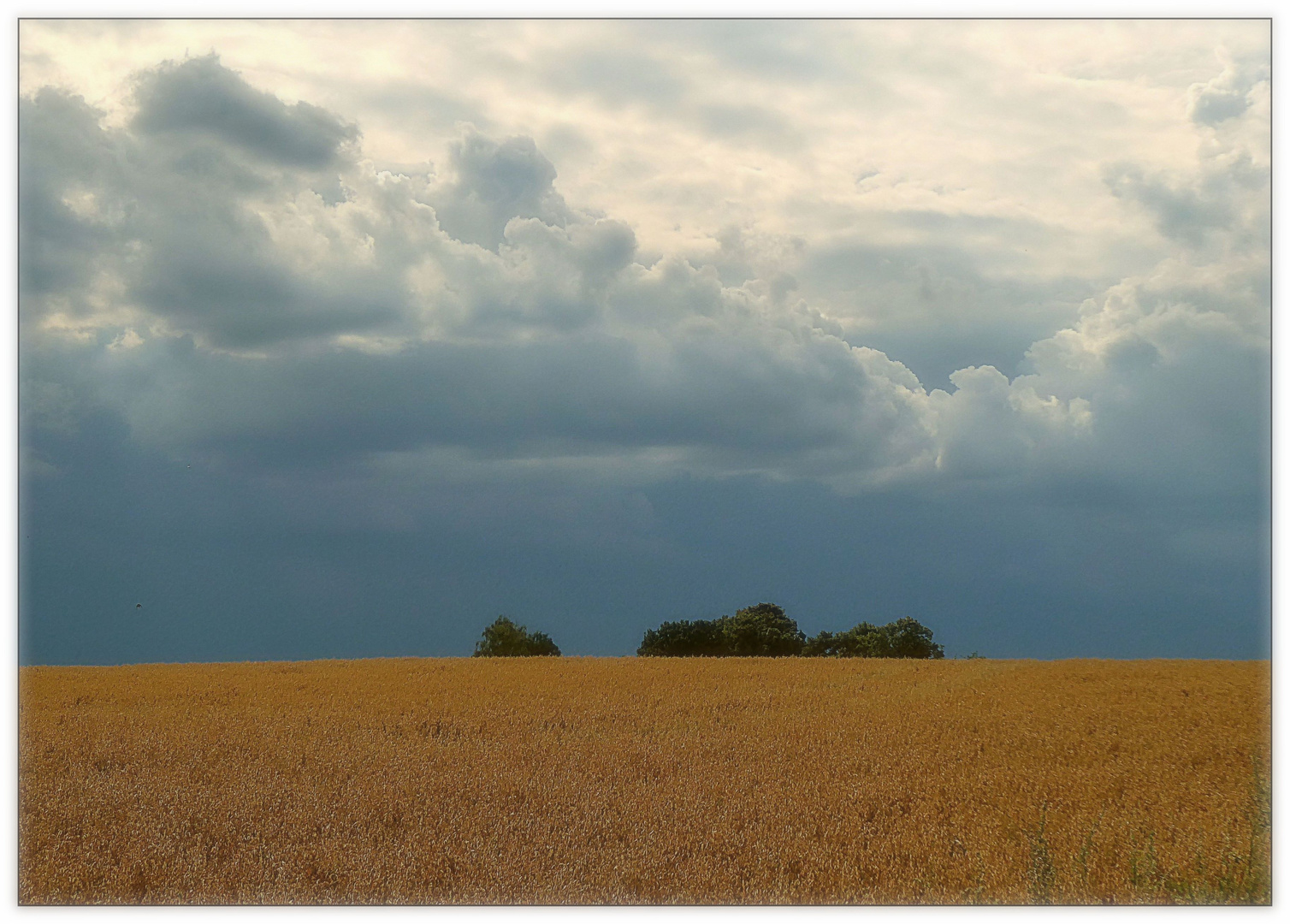 Und wieder droht Regen