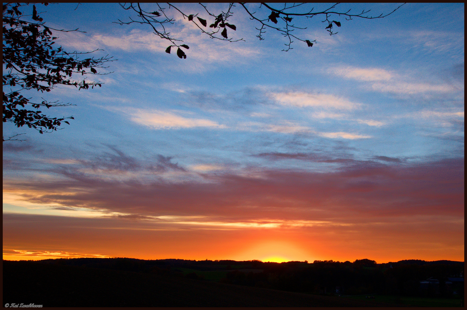 und wieder ein Sonnenuntergang