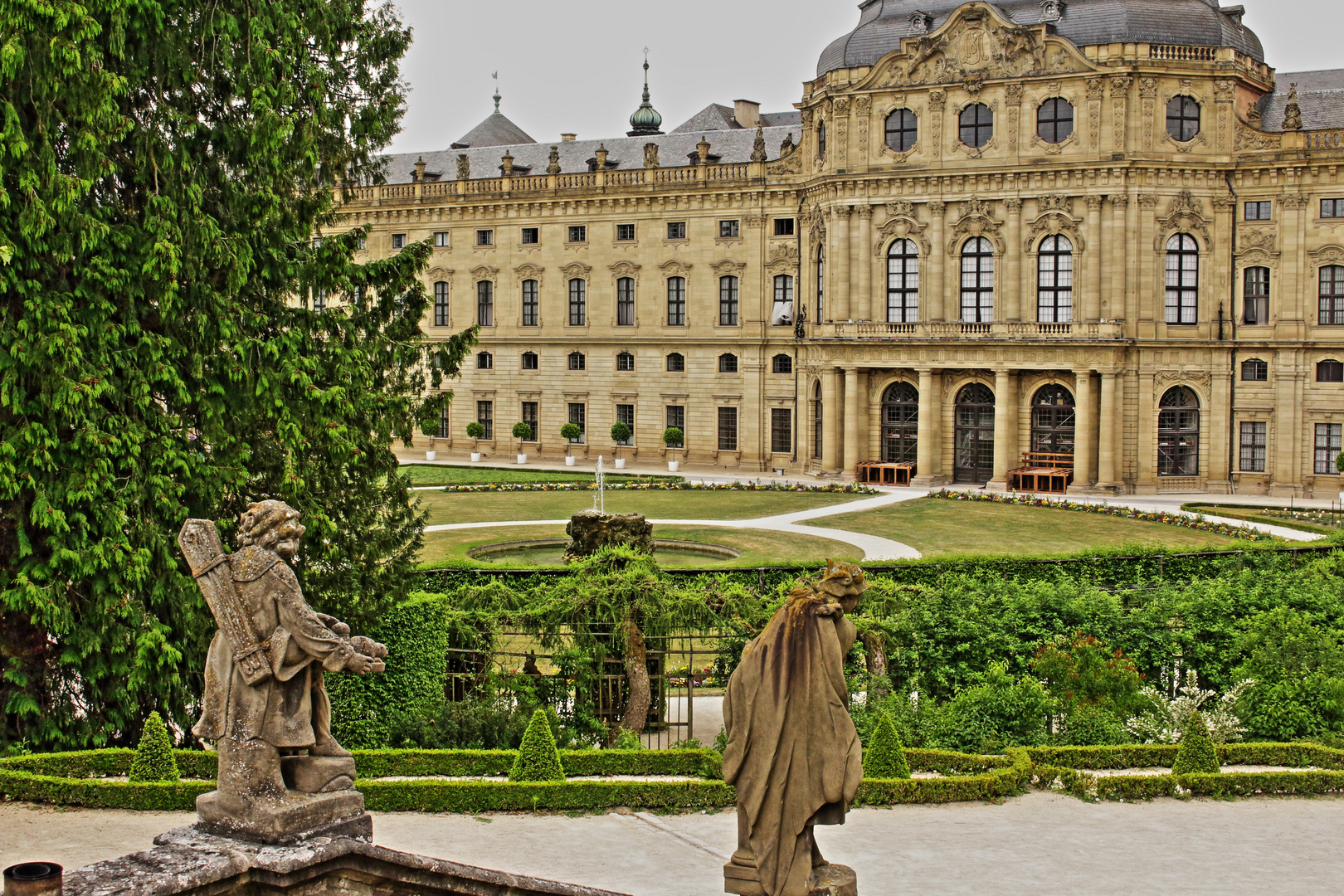 Und wieder eine neue Ansicht der Residenz von Würzburg