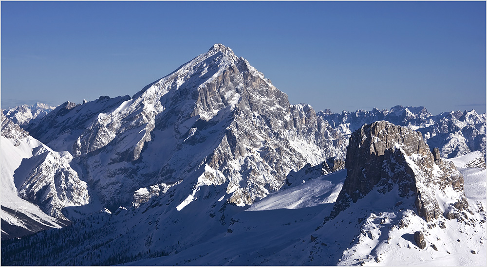 Und wieder einmal der Antelao, der Dolomitenkönig