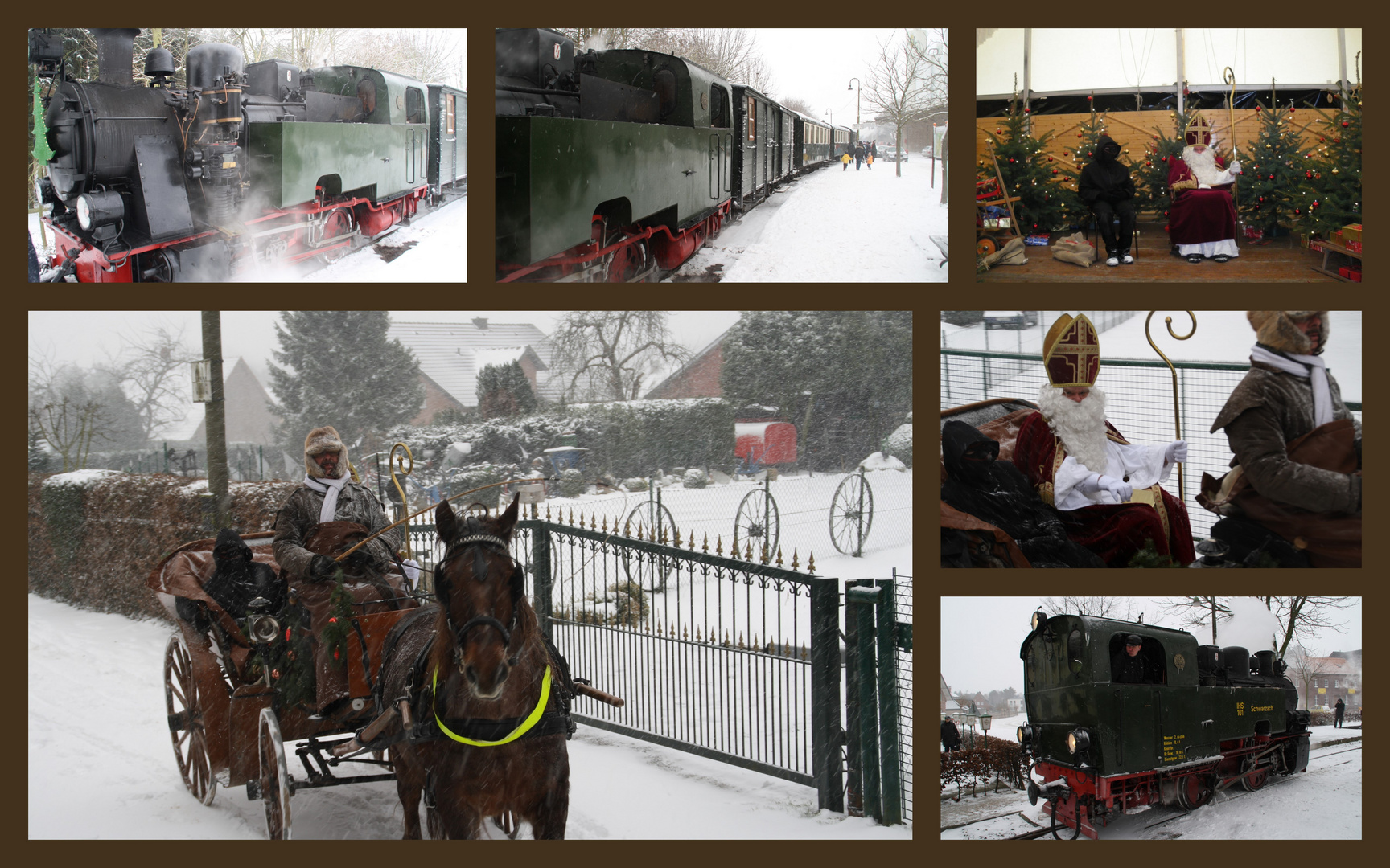 Und wieder fuhr der Weihnachtszug