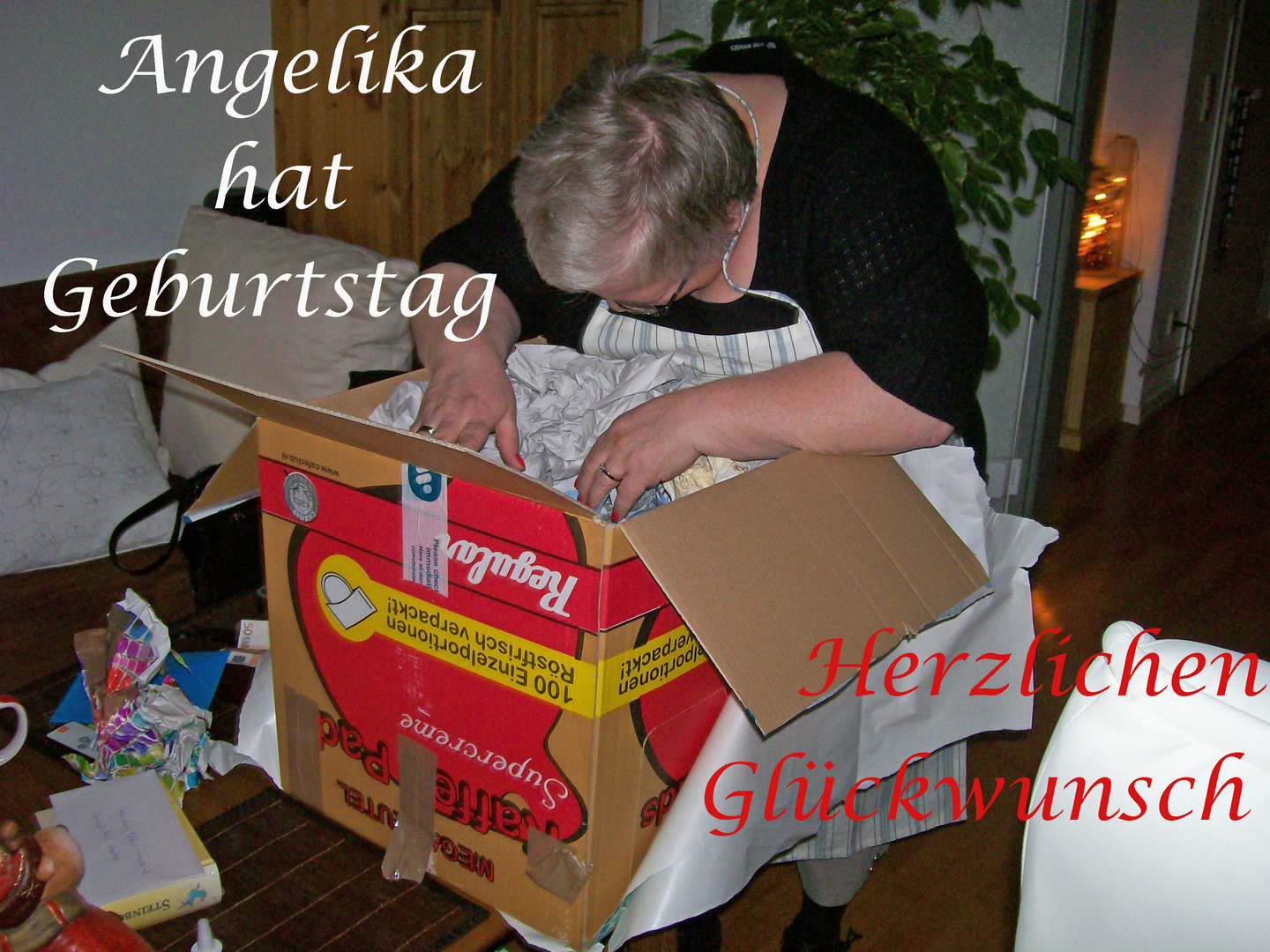 Und wieder hat Angelika Geburtstag