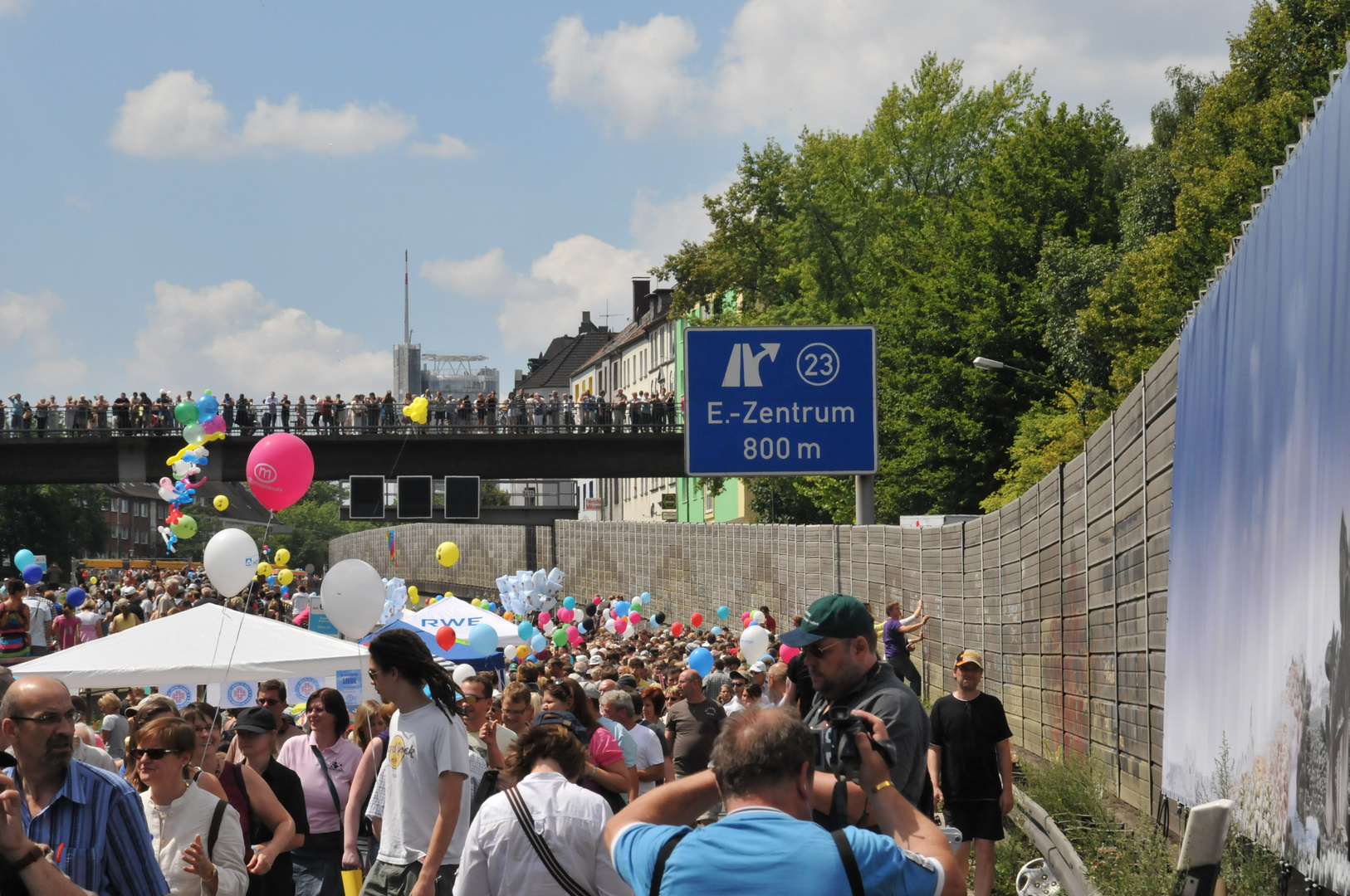 Und wieder Stau auf der A40