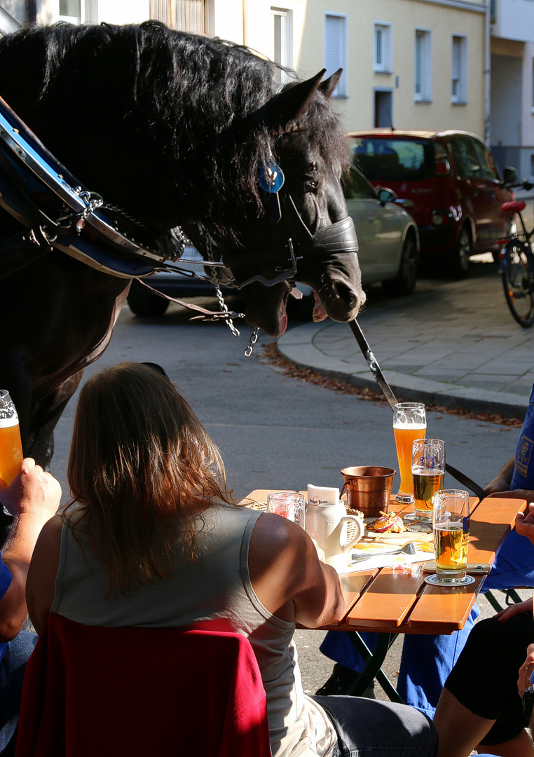 ... und wo bleibt mei Bier?