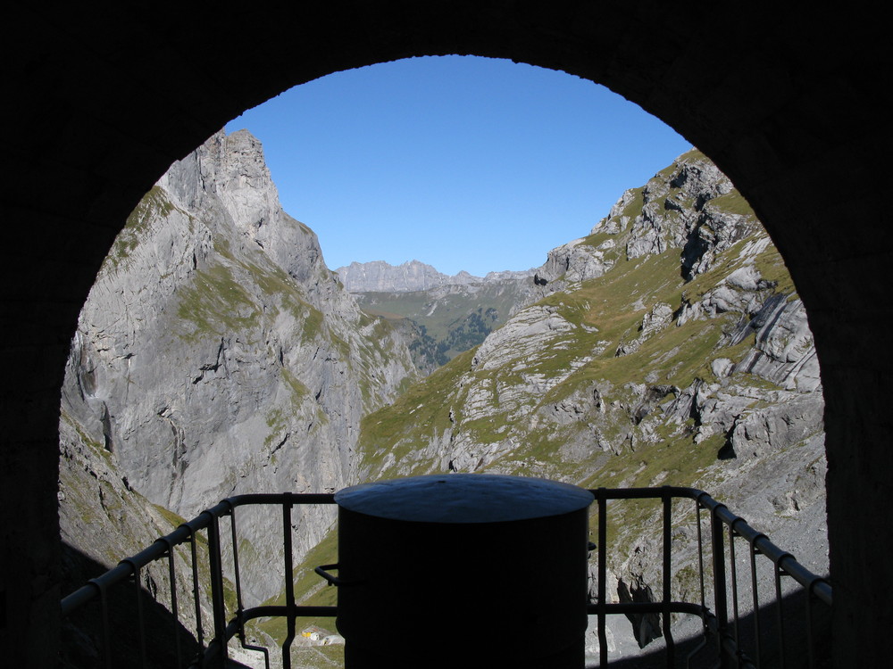 Und zuletzt die schöne Aussicht zum Limmerntobel hinaus