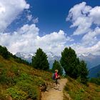 und zum Abschluß der Tour meine Frau mit Sonnenschein