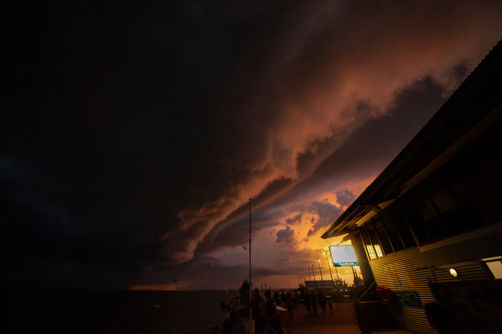 Under A Massive Shelfcloud