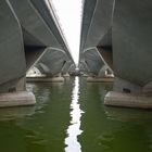 Under bridge