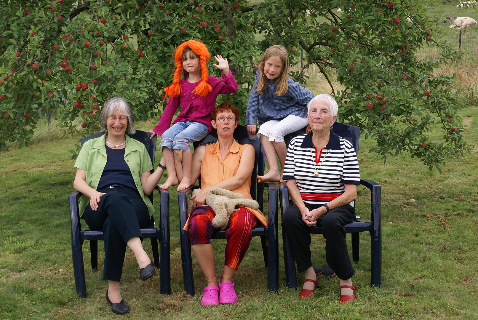 under the apple tree